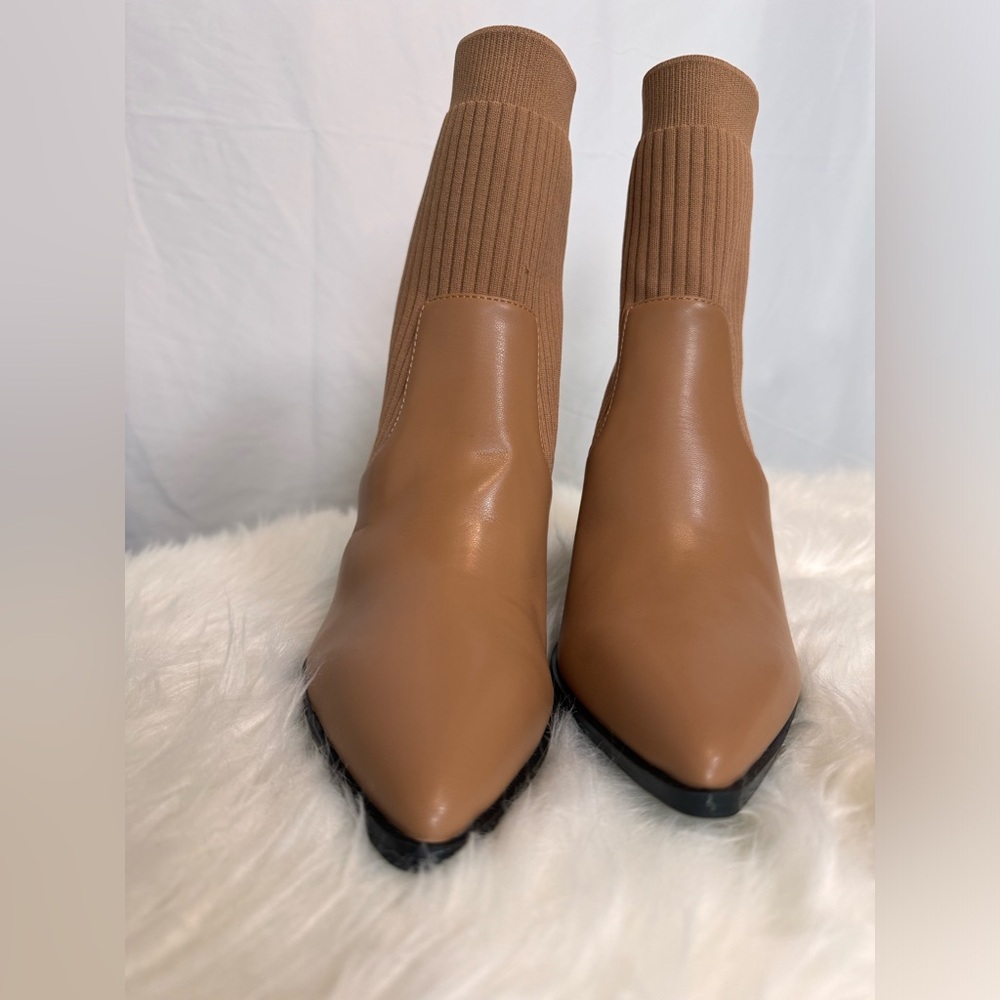 Open Edit Rafael Pointed Toe Bootie New Without T… - image 3